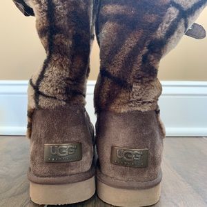 Plaid UGG boots